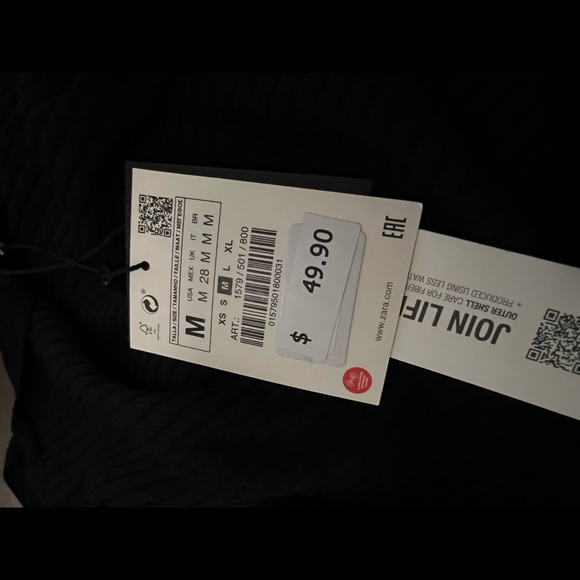 Strappy knit black dress - Picture 6 of 6